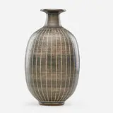 Harrison McIntosh, Tall melon-shaped striped vase