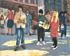 Sylvia Molloy, Street buskers