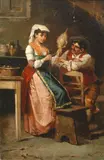 Francesco Peluso, Spinning yarn; a pair