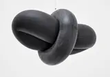 Michael Sailstorfer, Wolke, 2012, 2 Schläuche für LKW-Reifen