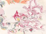 Hann Trier, Ohne Titel, 1967, Aquarell auf Velin