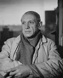 Brassaï, (Gyula Halász), Picasso dans son atelier, Rue des Grands Augustins