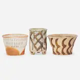 Three early vessels by Betty Woodman, sold Jan 2019