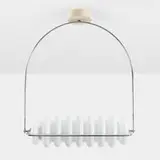 Ettore Sottsass, Bruco ceiling lamp from the Mobili Grigi series