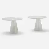 Angelo Mangiarotti, Eros occasional tables, pair