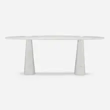 Eros console table by Angelo Mangiarotti, 1971, Carrara marble, sold Jun 2024