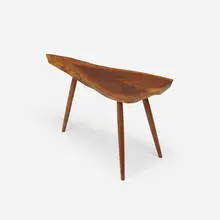 Wohl table by George Nakashima, 1977, American black walnut, sold Jun 2024