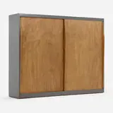 Le Corbusier, Room divider from l'Unité d'Habitation, Marseille, 1946-1958, lacquered wood, oak