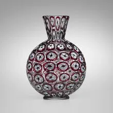 Ercole Barovier, Rare Tessere vase, c. 1962, polychrome glass tesserae