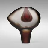 Alfredo Barbini, Vetro Pesante Sasso vase, 1962, wheel-carved glass