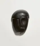 Hans Schmitz, Maske, Um 1928, Bronze mit dunkelbrauner Patina