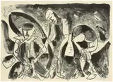 Karl Schmidt-Rottluff, Nach dem Fang, 1923, Lithografie auf Papier
