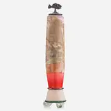 Tall sculpture from the East to West series by Hiroshi Yamano, Japan/USA, sold Jan 2019