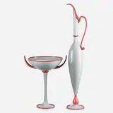 Dante Marioni, Gray and Red Pair