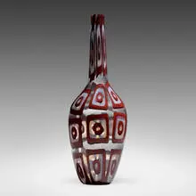 Ercole Barovier, Monumental Dorico Corniola vase, 1960, fused glass tessarae