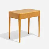 Carl Malmsten, Sewing table, fruitwood, ash, secondary birch and pine