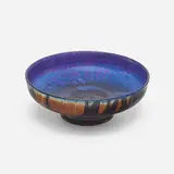 Liisa Hallamaa, Footed bowl, c. 1960, glazed stoneware