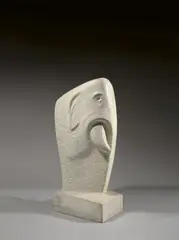 Otto Baum, Elefant, 1946, Gips