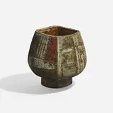 Carl-Harry Stålhane, Vase, 1963, glazed stoneware