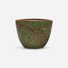 Unique vase by Carl-Harry Stålhane, c. 1965, glazed stoneware, sold May 2024