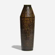 Vase by Carl-Harry Stålhane, c. 1960, glazed stoneware, sold May 2024