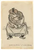 Arbeit auf ,Strom‘ (Siemens und Halske) by Heinrich Zille, 1906, Farbkreide und schwarze Kreide auf Papier, sold Dec 2017