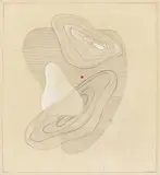 Mein Herzquadrat: rot by Ella Bergmann-Michel, 1934, Farb-, Bleistift, Tusche und Deckweiß auf Papier, im Künstlerrahmen, sold Jun 2016