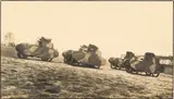 German VW's made to look like Tanks by Margaret Bourke-White, 1932, Vintage. Silbergelatineabzug, sold Oct 2018