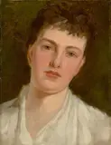 Ferdinand von Rayski, Junger Herr vor der Morgentoilette. Um 1850 (?), Öl auf Leinwand, auf Pappe aufgezogen