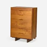 Straight Edge Chest by George Nakashima, Nakashima Studio, sold Jan 2019