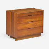 Single Chest of Drawers by George Nakashima, Nakashima Studio, sold Jan 2019