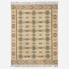 Marta Maas-Fjetterstrom, Vit Botten flatweave carpet, hand-woven wool