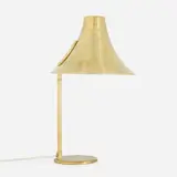 Paavo Tynell, Table lamp, model 9208, c. 1940, brass, lacquered brass