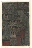 Bar by Horst Janssen, 1957, Farbholzschnitt auf Japan, sold Dec 2016