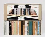 Dieter Roth, Gesammelte Werke, Band 1-20, 1977, Mischtechnik auf C-Print, auf Original-Kartonschuber mit 20 Büchern