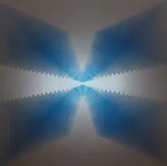 Marlena Lenart, Dynamika trójkąta VII, 2015, 2015, akryl, płótno