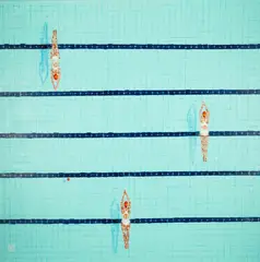 Renata Magda, Underwater flow II, 2026, 2026, akryl, płótno