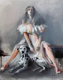 Pierre Migot, Friends, 2026, 2026, akryl, spray, płótno