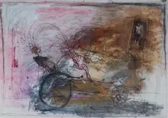 Henryk Cześnik, Kompozycja, 1994, 1994, technika mieszana, papier