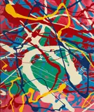 Edward Dwurnik, Abstrakcja, 2008 r., 2008, akryl, płótno