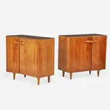 Bertha Schaefer, Pair of cabinets, Singer & Sons