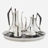 Donald Colflesh, Four-piece Circa 70 tea/coffee set, Gorham