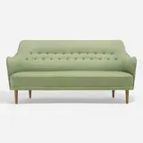 Carl Malmsten, Samsas sofa, c. 1960, upholstery, beech