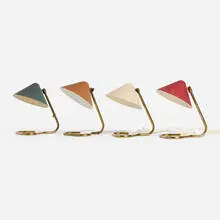 Erik Wärnå, Table lamps model GK14, set of four, c. 1955, lacquered metal, brass