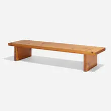 Sven Larsson, Bench, c. 1970, pine