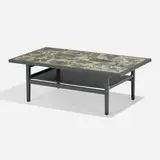 Coffee table by Erling Viksjø, c. 1965, lacquered wood, terrazzo, aluminum, sold May 2024