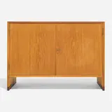 Hans J. Wegner, Cabinet, model RY 15, c. 1955, oak, teak, brass