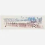 Harry Bertoia, Long untitled monographic (Blue and Purple)