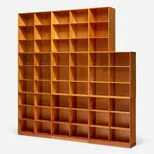Mogens Koch, Bookcases, set of nine, c. 1960, pine