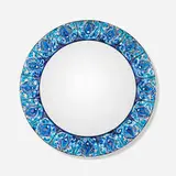 Bodil Eje, Wall mirror, c. 1960, enameled metal, mirrored glass